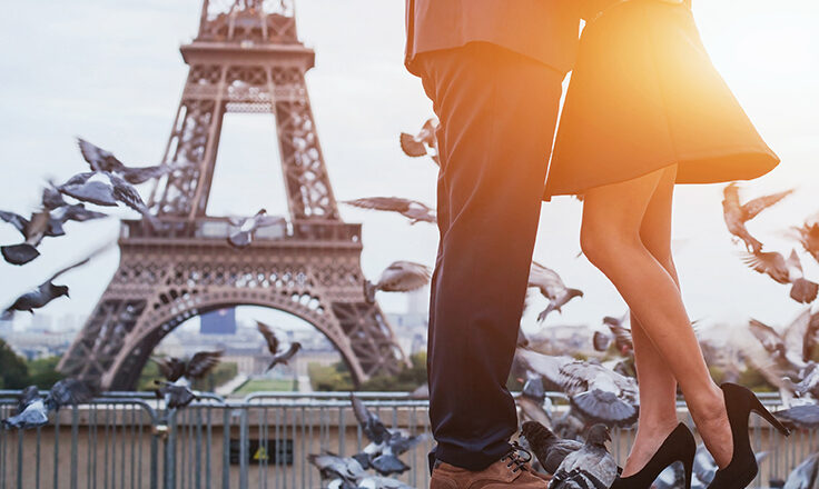 Visit Eiffel Tower in a romantic way